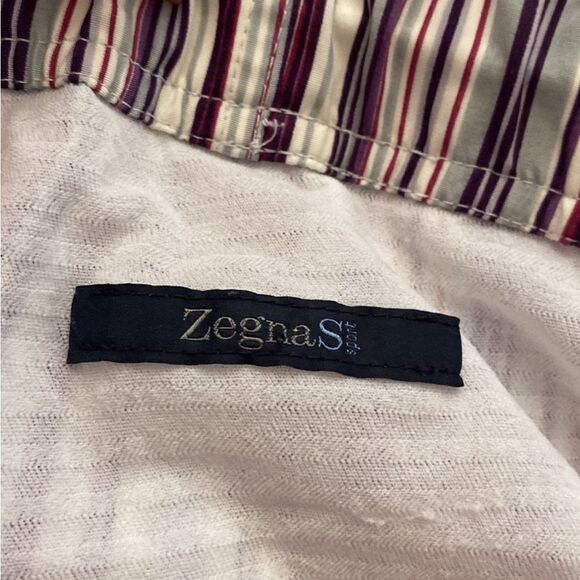 Zegna Sport Striped swim Shorts, S - Picture 6 of 8